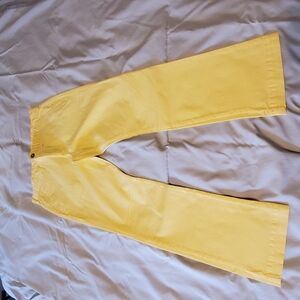 Men's Express Yellow Chino Pants